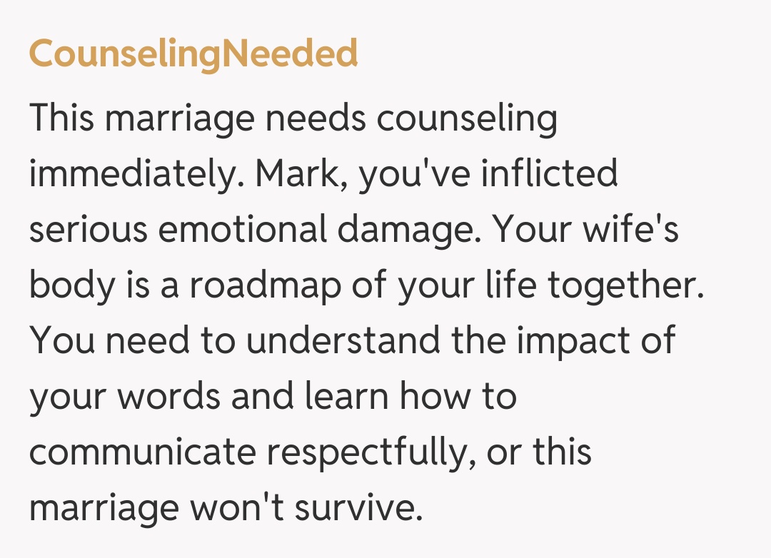 Comentariu de la CounselingNeeded