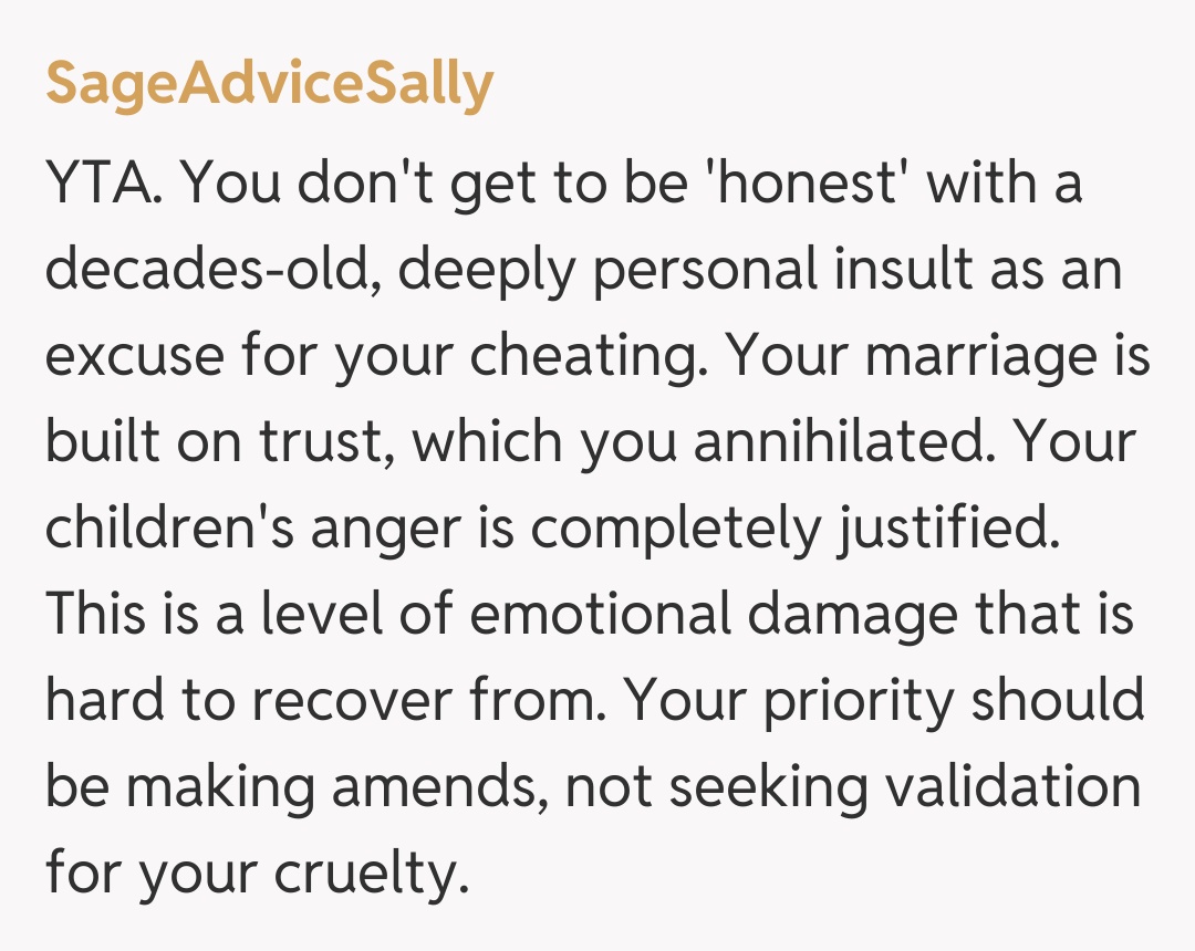 Comentariu de la SageAdviceSally