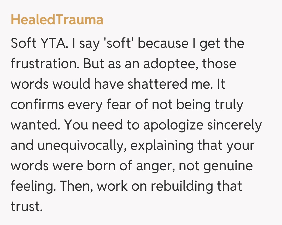 Comentariu de la HealedTrauma