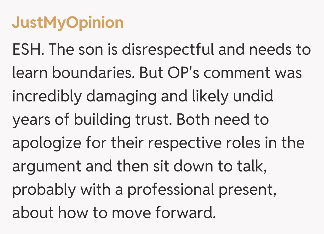 Comentariu de la JustMyOpinion