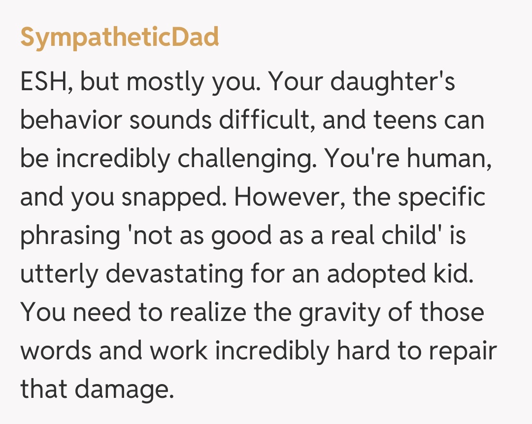 Comentariu de la SympatheticDad