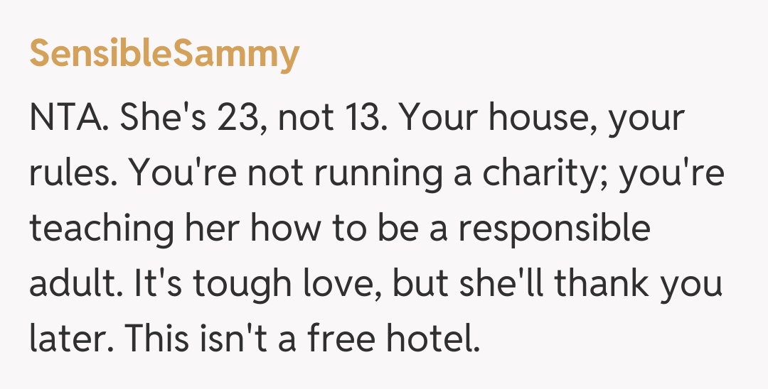 Comentariu de la SensibleSammy