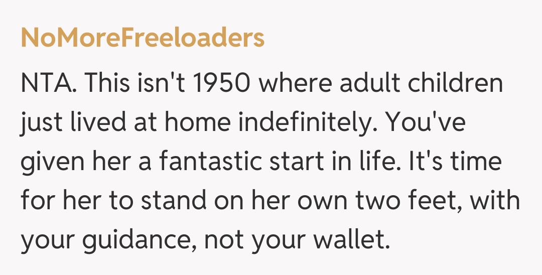 Comentariu de la NoMoreFreeloaders