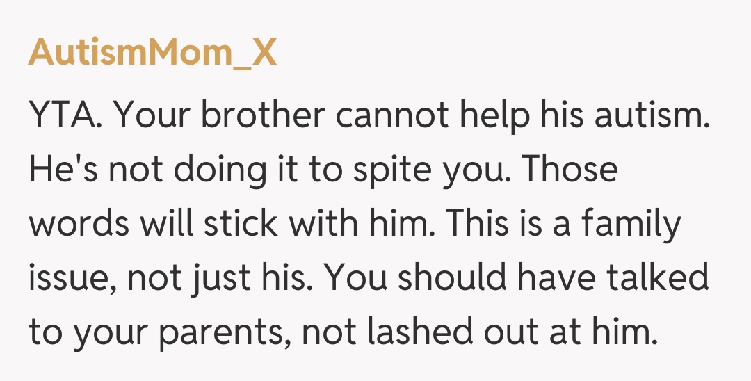 Comentariu de la AutismMom_X