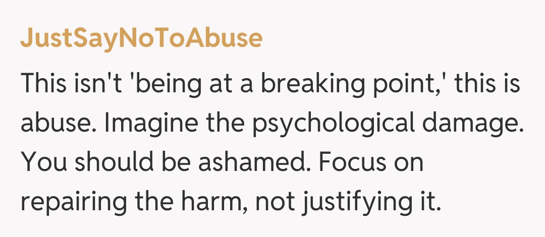 Comentariu de la JustSayNoToAbuse