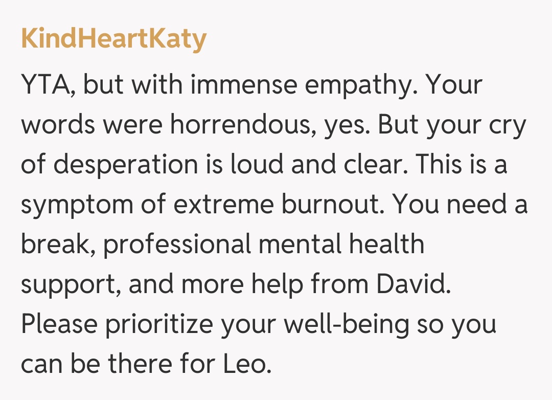 Comentariu de la KindHeartKaty