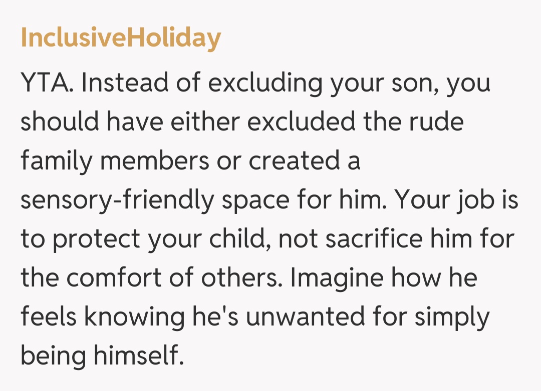 Comentariu de la InclusiveHoliday