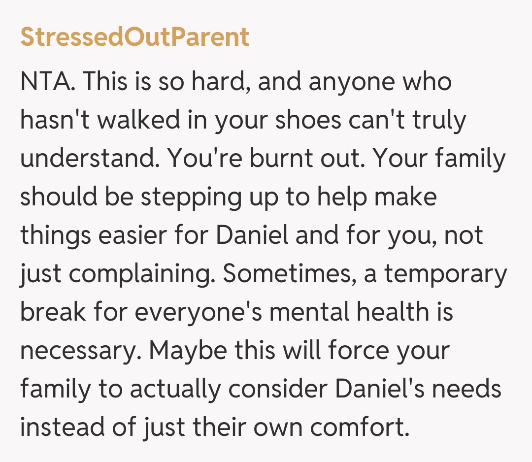 Comentariu de la StressedOutParent