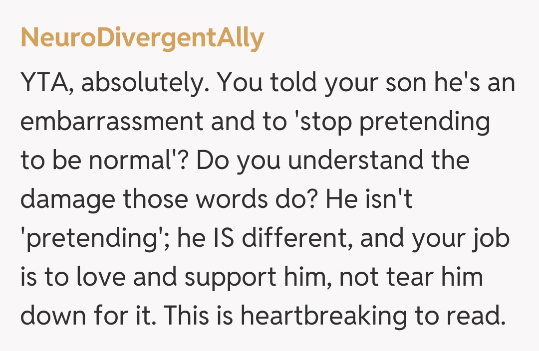 Comentariu de la NeuroDivergentAlly