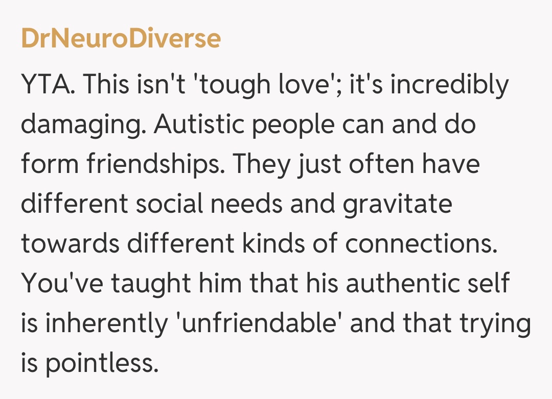 Comentariu de la DrNeuroDiverse