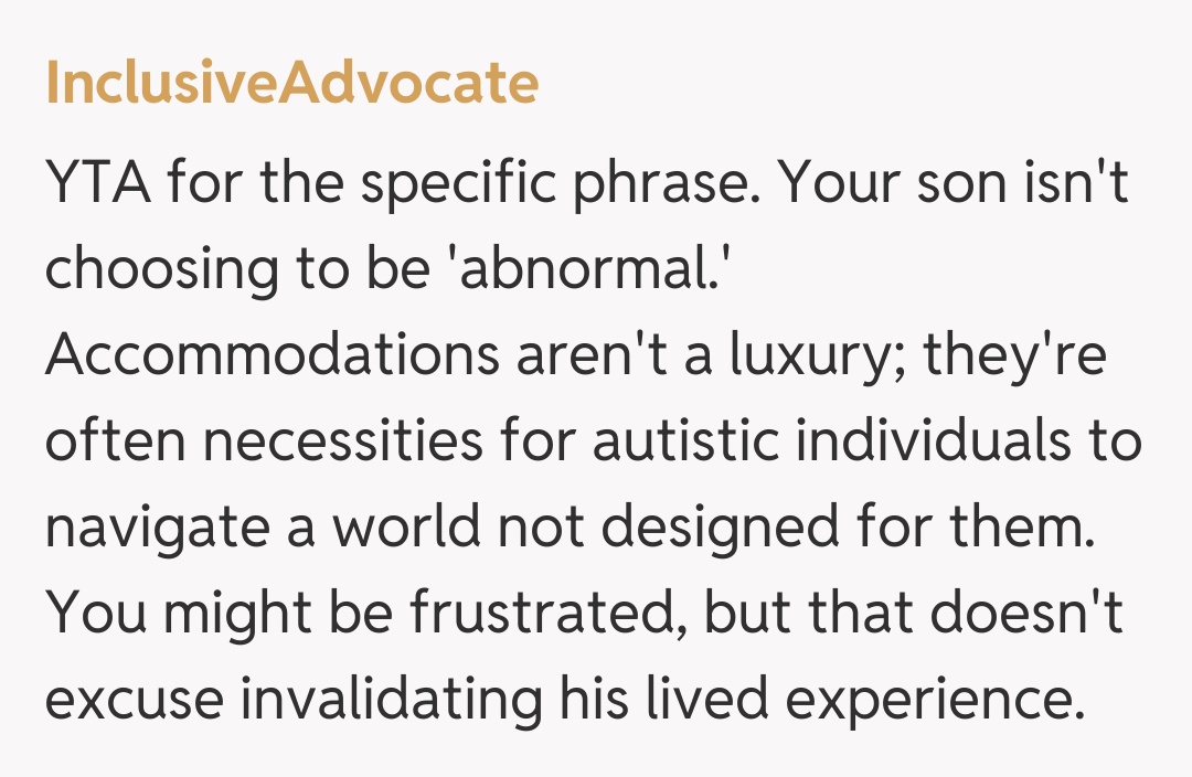 Comentariu de la InclusiveAdvocate