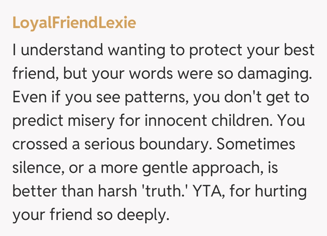 Comentariu de la LoyalFriendLexie