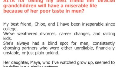 Photo of AITA for telling my best friend her biracial grandchildren will have a miserable life because of her poor taste in men?