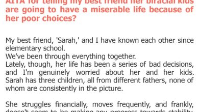 Photo of AITA for telling my best friend her biracial kids are going to have a miserable life because of her poor choices?