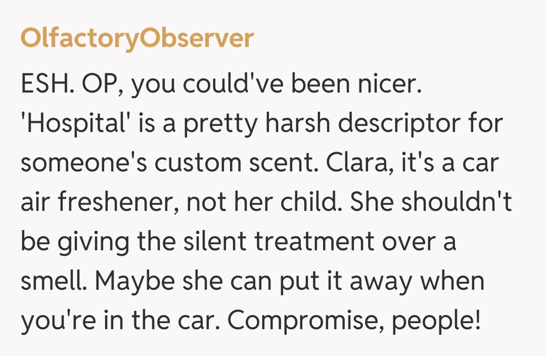 Comentariu de la OlfactoryObserver