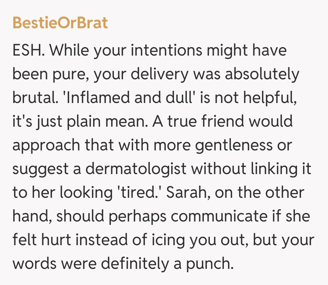 Comentariu de la BestieOrBrat