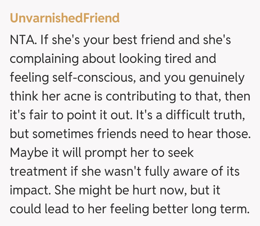 Comentariu de la UnvarnishedFriend