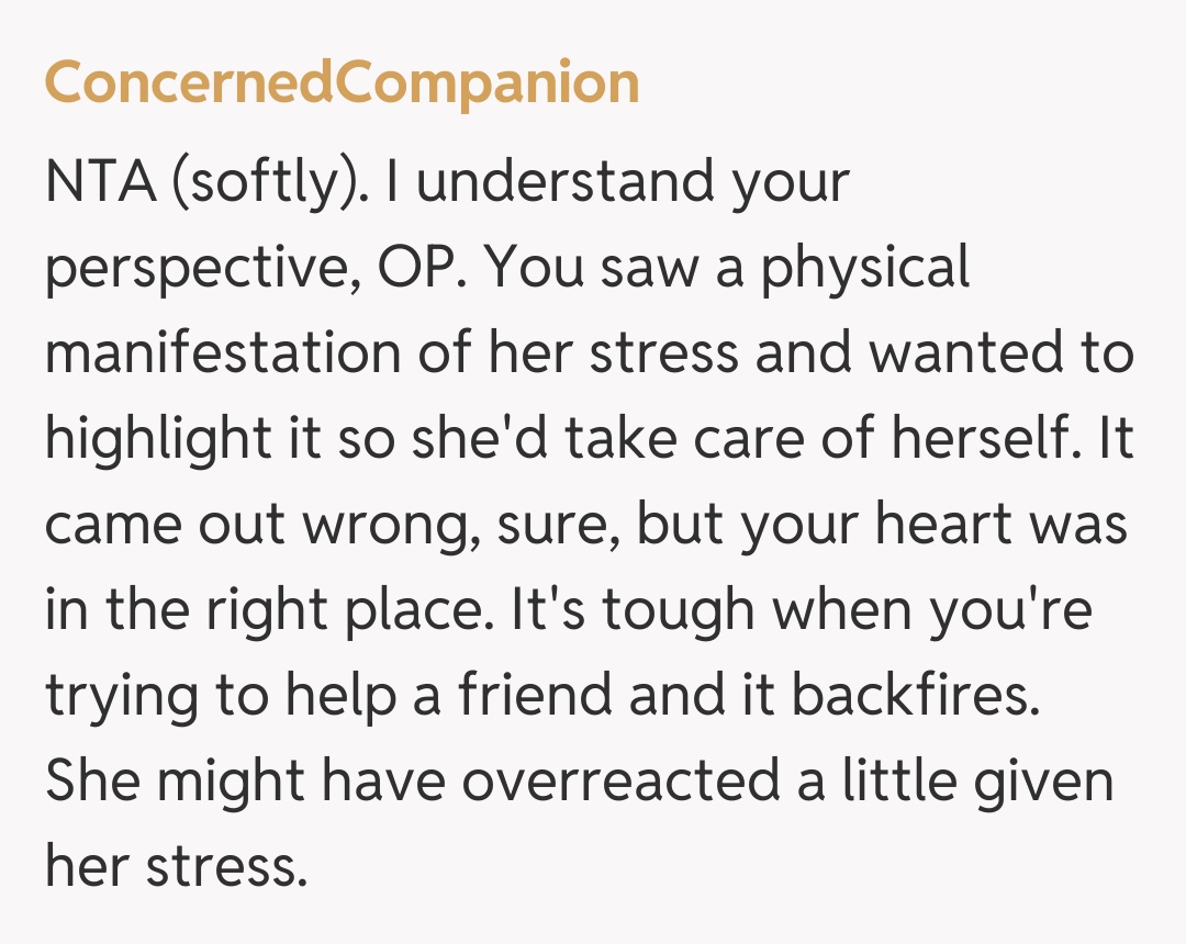 Comentariu de la ConcernedCompanion