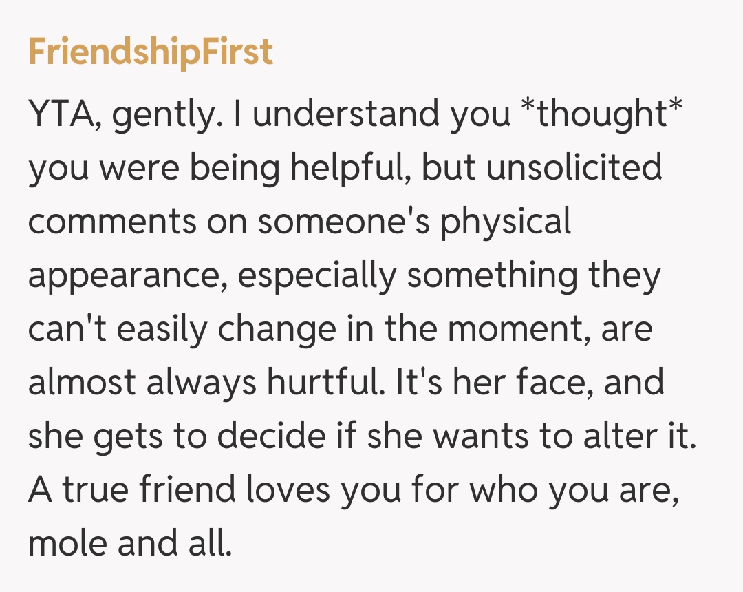 Comentariu de la FriendshipFirst