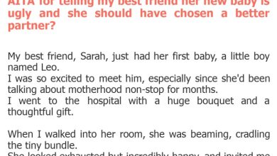 Photo of AITA for telling my best friend her new baby is ugly and she should have chosen a better partner?