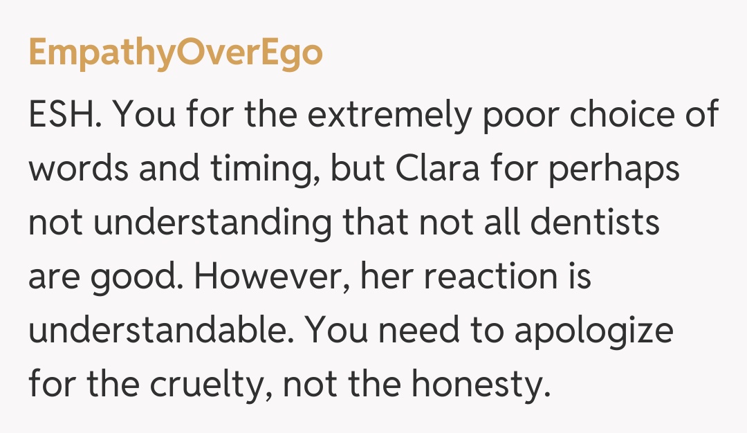 Comentariu de la EmpathyOverEgo