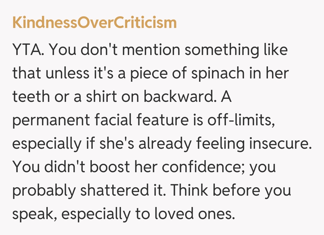 Comentariu de la KindnessOverCriticism