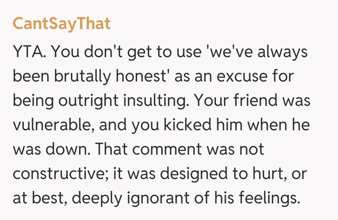 Comentariu de la CantSayThat