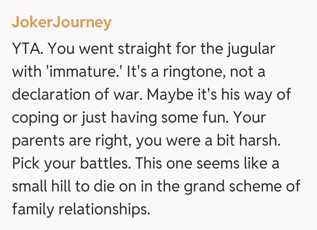 Comentariu de la JokerJourney