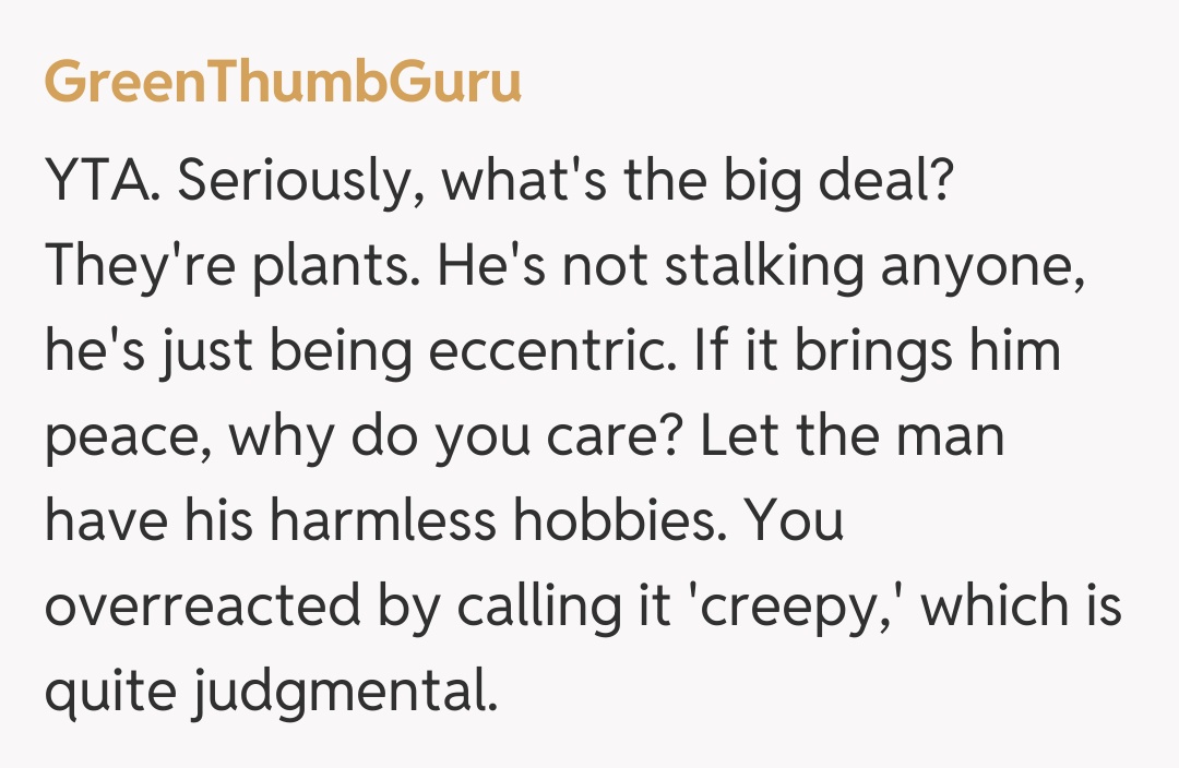 Comentariu de la GreenThumbGuru