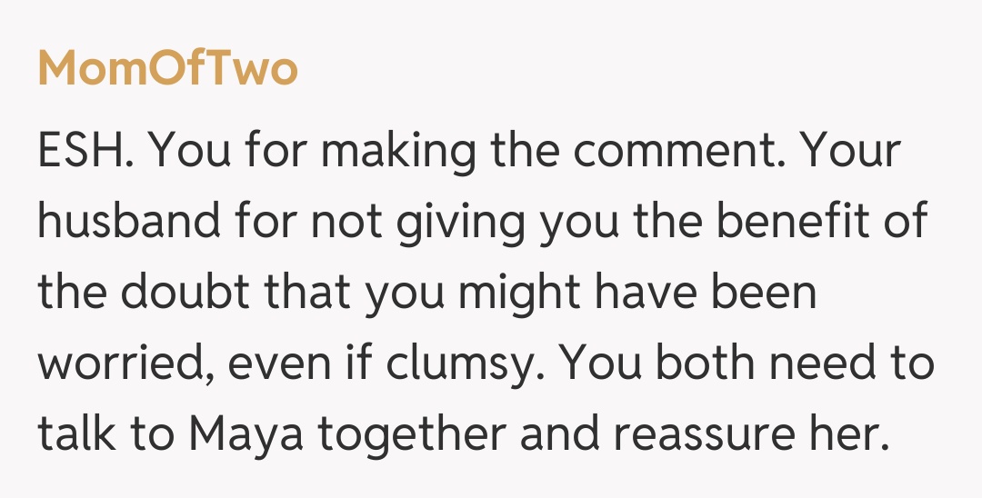 Comentariu de la MomOfTwo