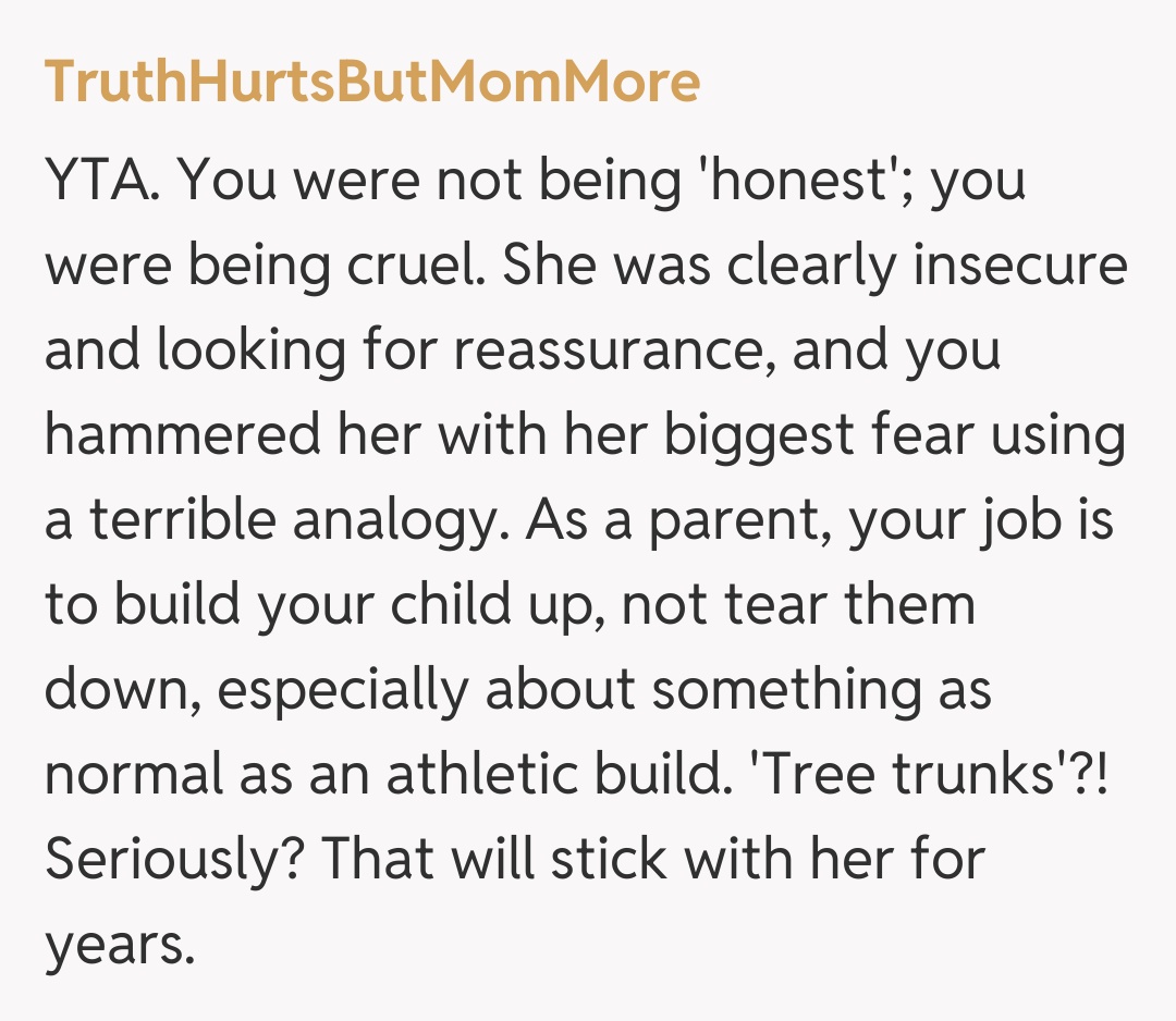 Comentariu de la TruthHurtsButMomMore