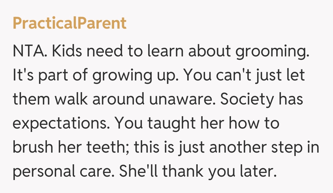 Comentariu de la PracticalParent