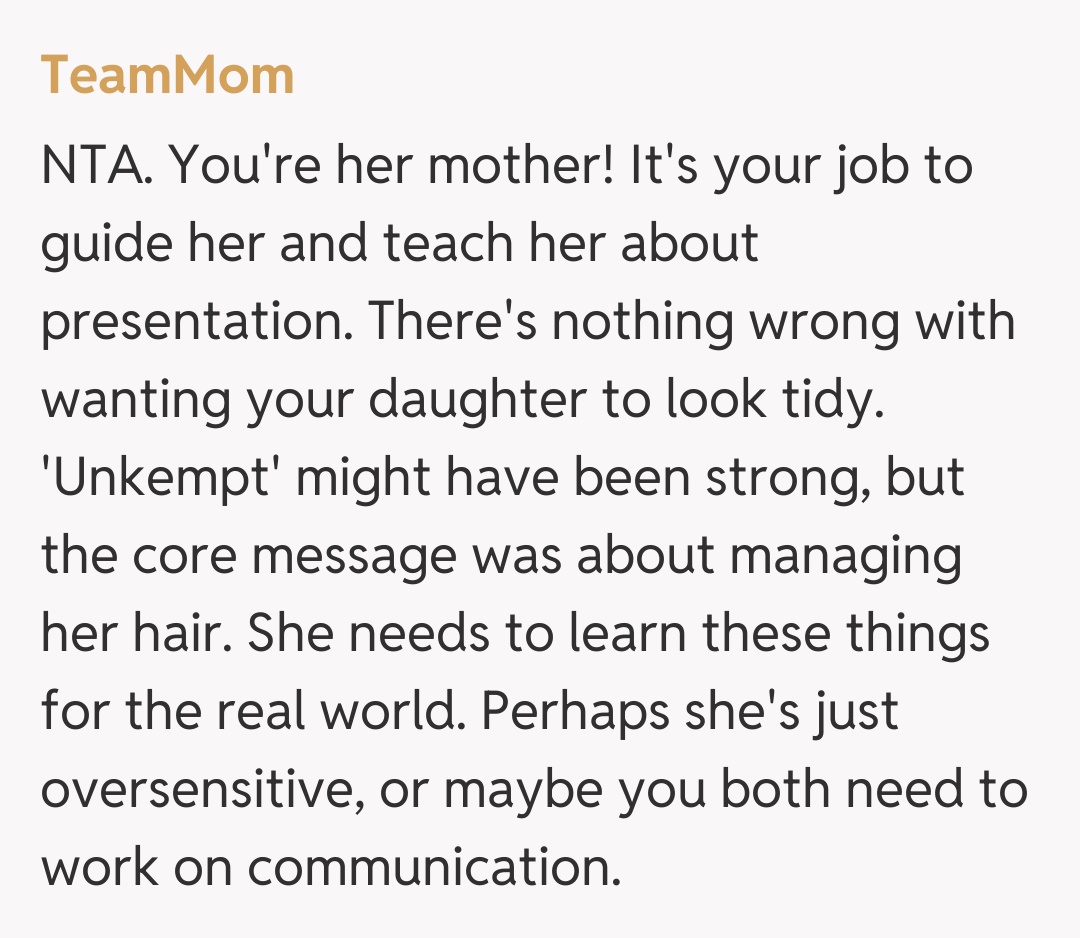 Comentariu de la TeamMom