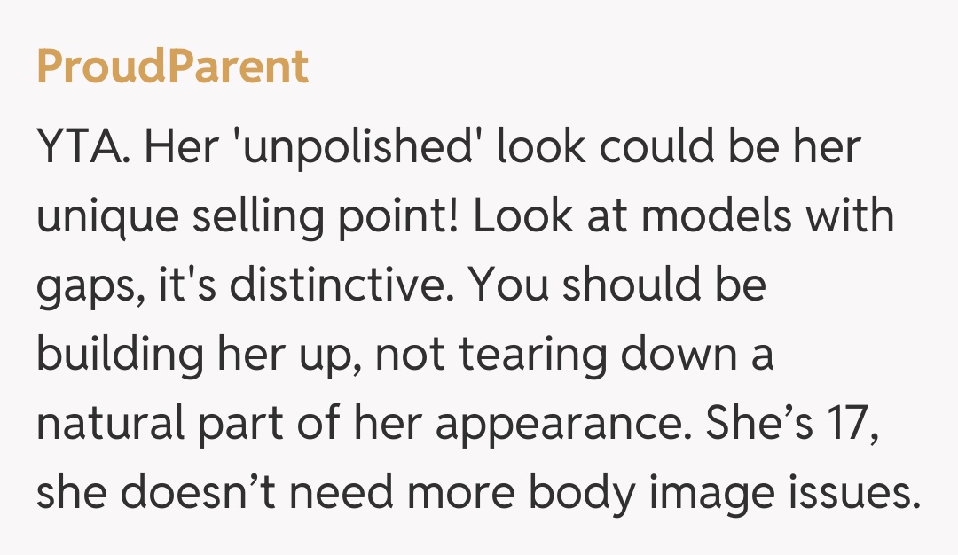 Comentariu de la ProudParent