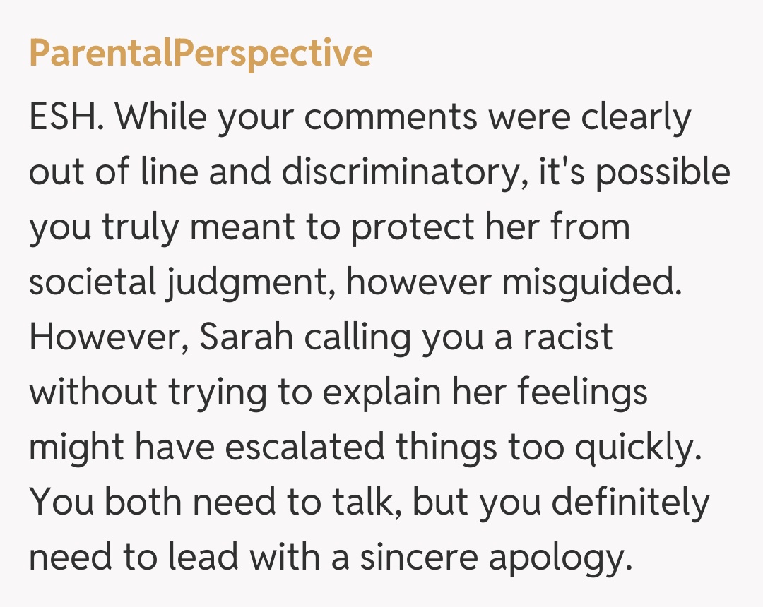 Comentariu de la ParentalPerspective