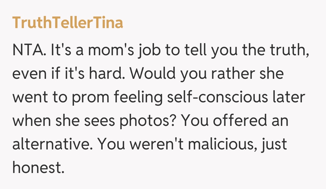 Comentariu de la TruthTellerTina