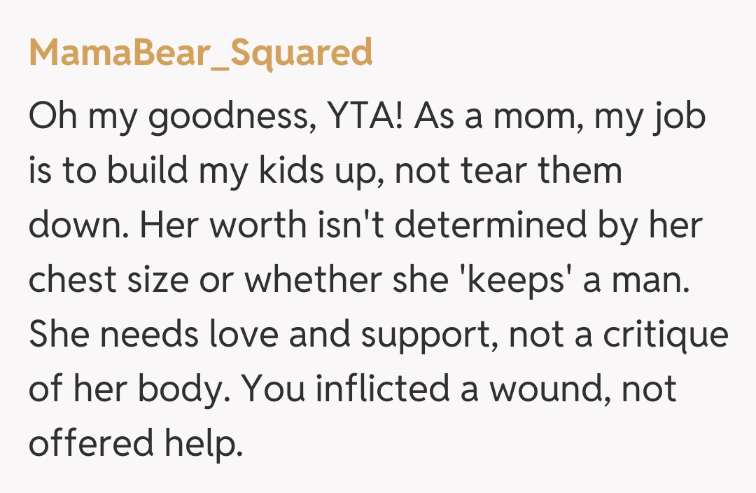 Comentariu de la MamaBear_Squared
