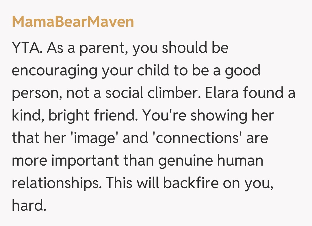 Comentariu de la MamaBearMaven