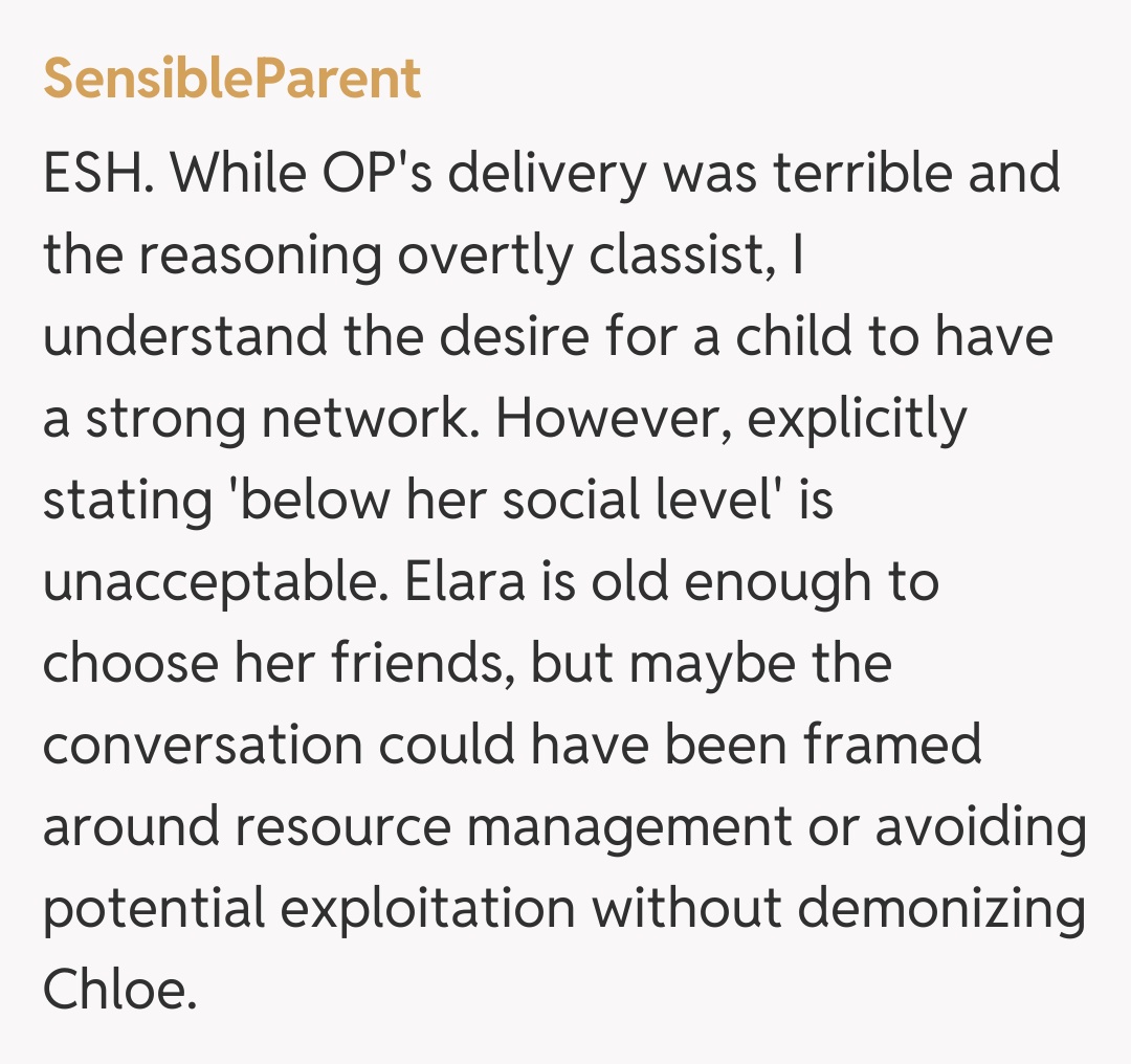 Comentariu de la SensibleParent