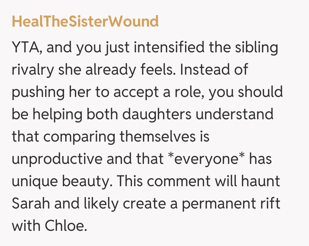 Comentariu de la HealTheSisterWound