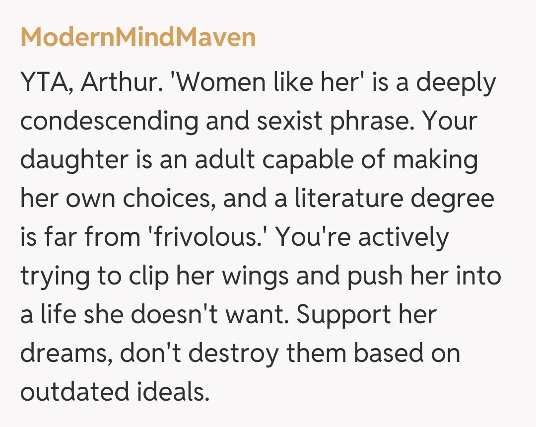 Comentariu de la ModernMindMaven