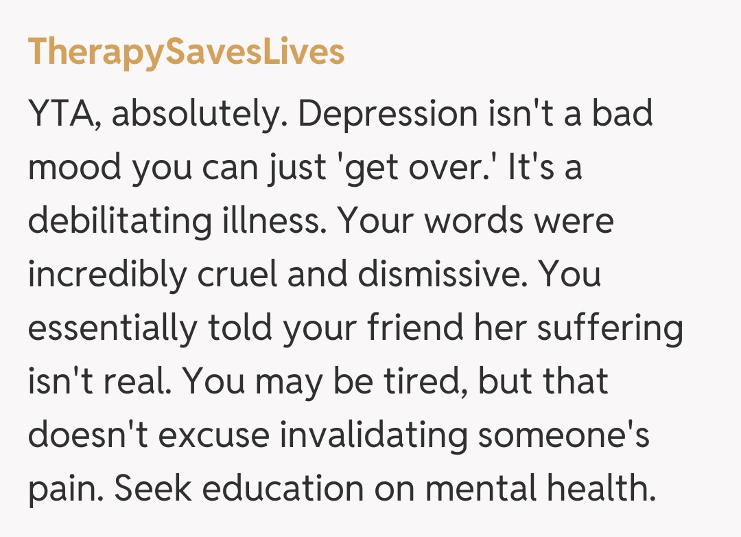 Comentariu de la TherapySavesLives