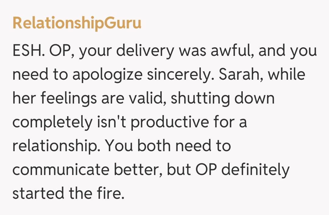 Comentariu de la RelationshipGuru