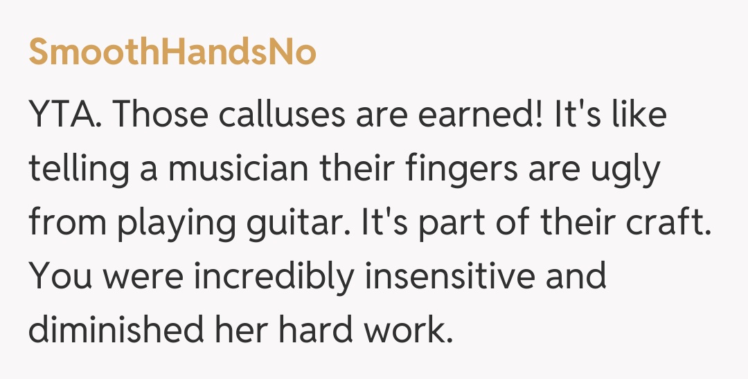 Comentariu de la SmoothHandsNo