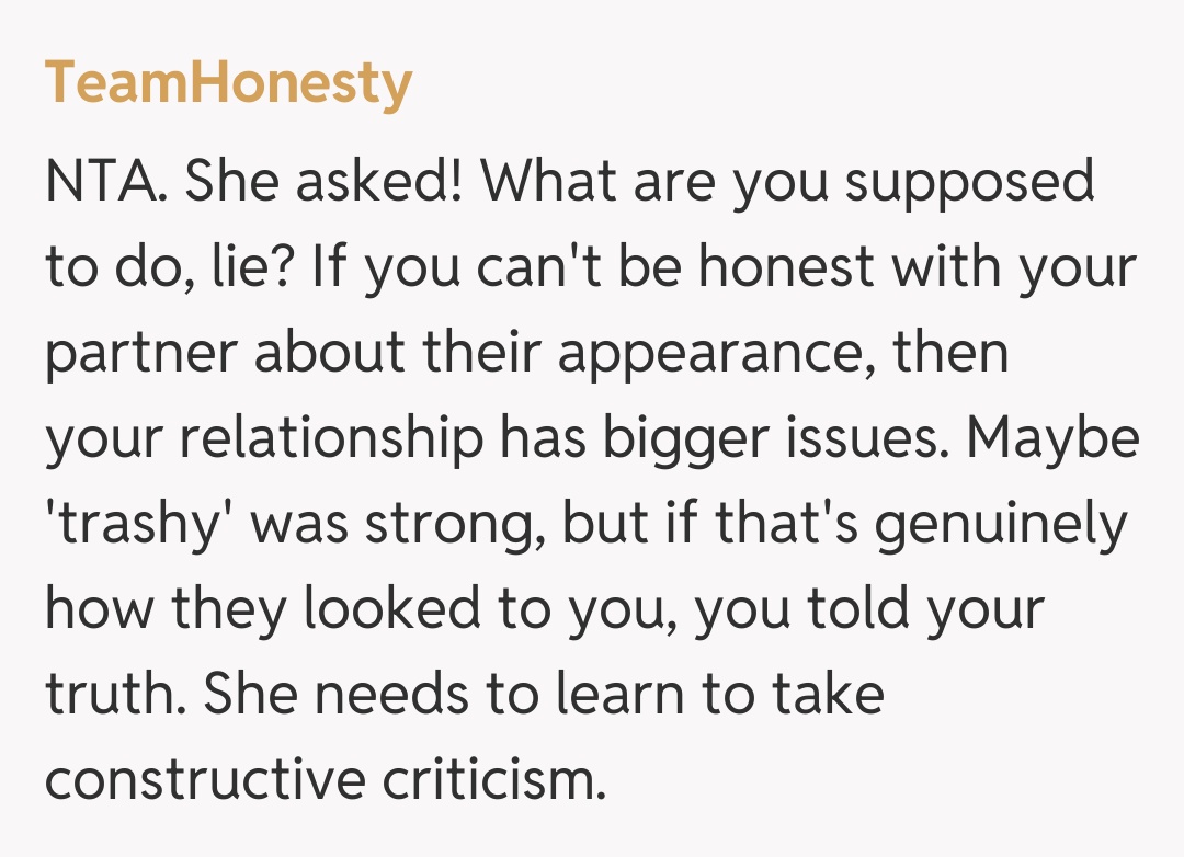 Comentariu de la TeamHonesty