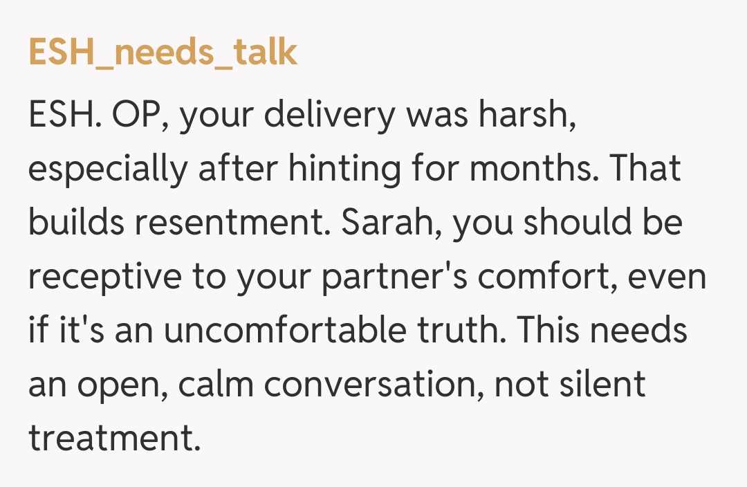 Comentariu de la ESH_needs_talk