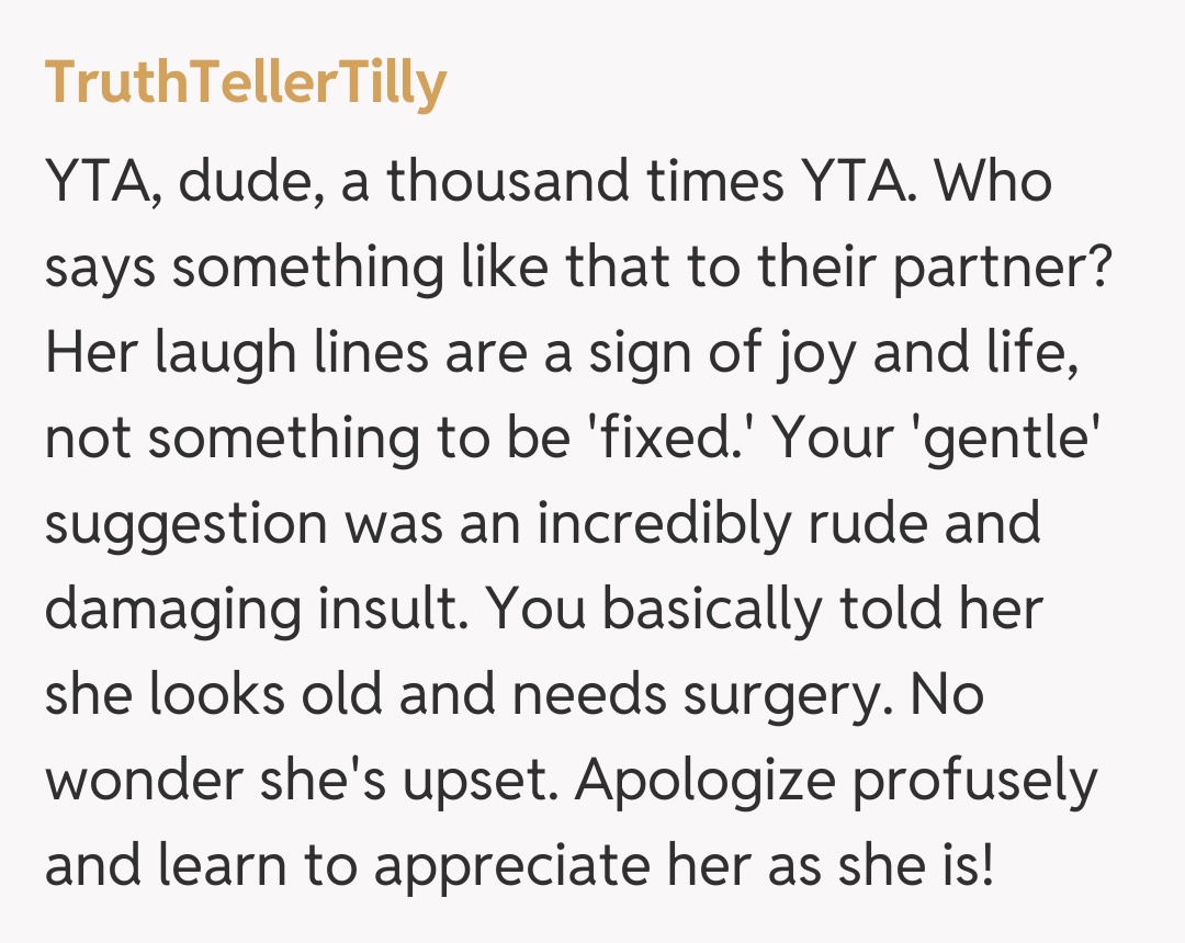 Comentariu de la TruthTellerTilly