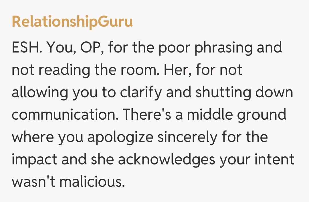 Comentariu de la RelationshipGuru