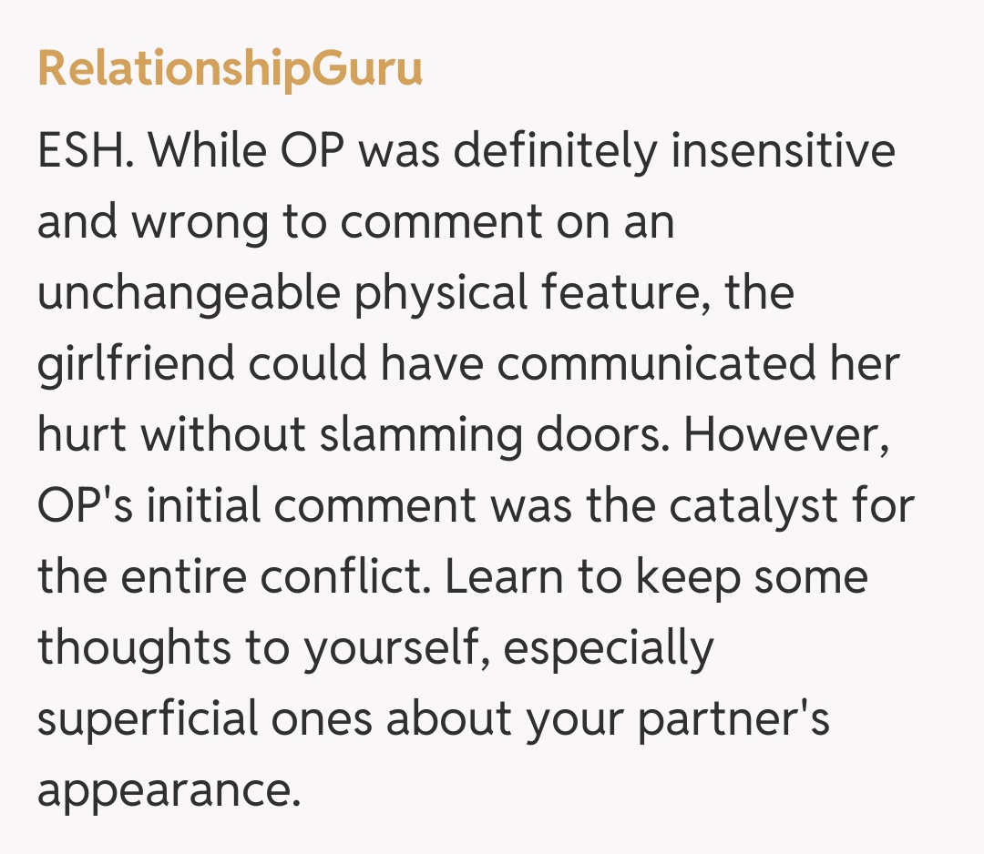 Comentariu de la RelationshipGuru