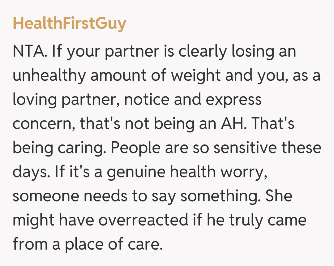 Comentariu de la HealthFirstGuy